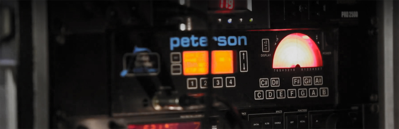 MANUAL NOTE SELECTION | Peterson Strobe Tuners