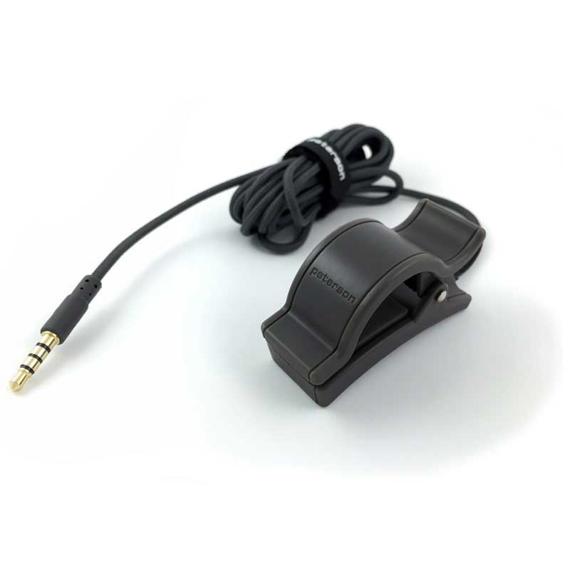 The PitchGrabber Mobile tuning pickup easily and safely clamps on to virtually any musical instrument and captures the pitch using its piezo pickup sending it directly to your mobile tuning application. | Peterson Strobe Tuners