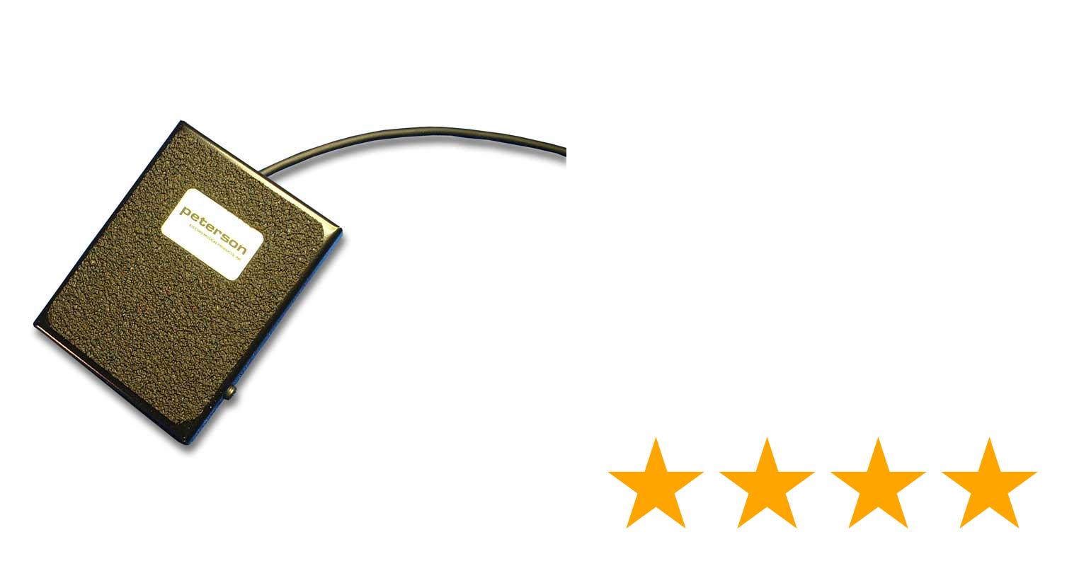 Four Stars! AutoStrobe Single Footswitch Peterson Strobe Tuners